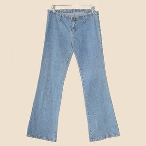 Miss Sixty y2k 90s Low Rise Wide Leg‎ Jeans Size Large Fall Vintage Denim Pants